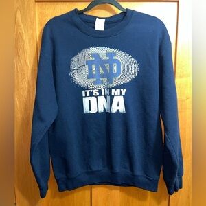 Notre Dame Fighting Irish It’s In My DNA Crewneck Sweatshirt Medium​